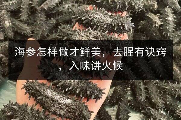 海参怎样做才鲜美,去腥有诀窍,入味讲火候