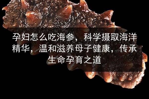 孕妇怎么吃海参,科学摄取海洋精华,温和滋养母子健康,传承生命孕育之道