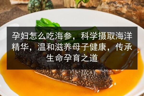 孕妇怎么吃海参,科学摄取海洋精华,温和滋养母子健康,传承生命孕育之道