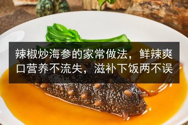 辣椒炒海参的家常做法,鲜辣爽口营养不流失,滋补下饭两不误
