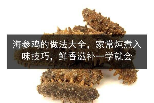 海参鸡的做法大全，家常炖煮入味技巧，鲜香滋补一学就会
