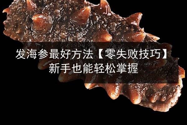 发海参最好方法【零失败技巧】新手也能轻松掌握