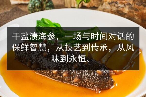 干盐渍海参,一场与时间对话的保鲜智慧,从技艺到传承,从风味到永恒。