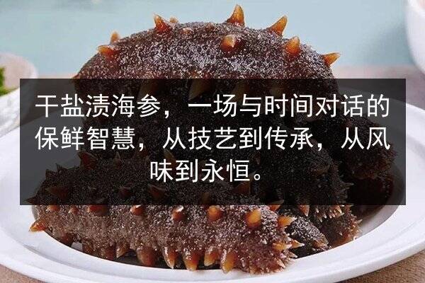 干盐渍海参,一场与时间对话的保鲜智慧,从技艺到传承,从风味到永恒。
