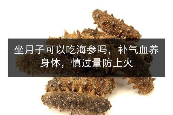 坐月子可以吃海参吗，补气血养身体，慎过量防上火