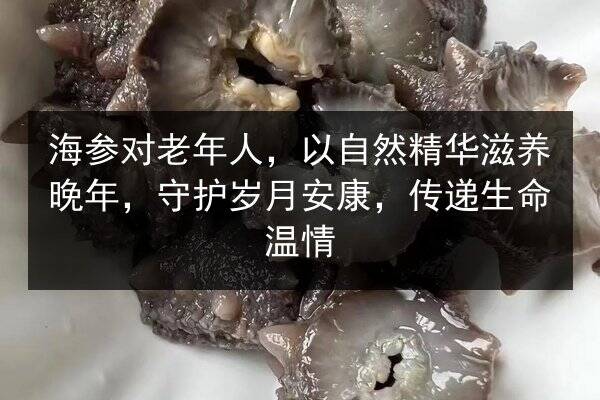海参对老年人,以自然精华滋养晚年,守护岁月安康,传递生命温情