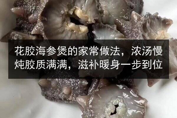 花胶海参煲的家常做法，浓汤慢炖胶质满满，滋补暖身一步到位