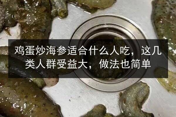 鸡蛋炒海参适合什么人吃,这几类人群受益大,做法也简单