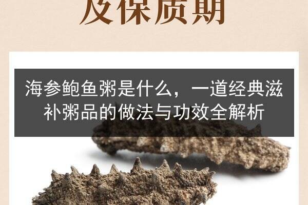 海参鲍鱼粥是什么，一道经典滋补粥品的做法与功效全解析