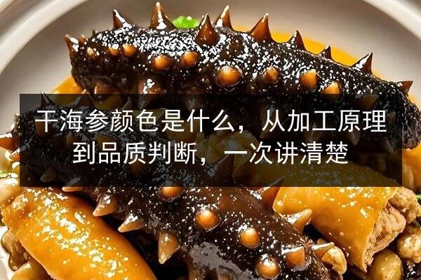 干海参颜色是什么，从加工原理到品质判断，一次讲清楚