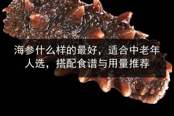 海参什么样的最好，适合中老年人选，搭配食谱与用量推荐