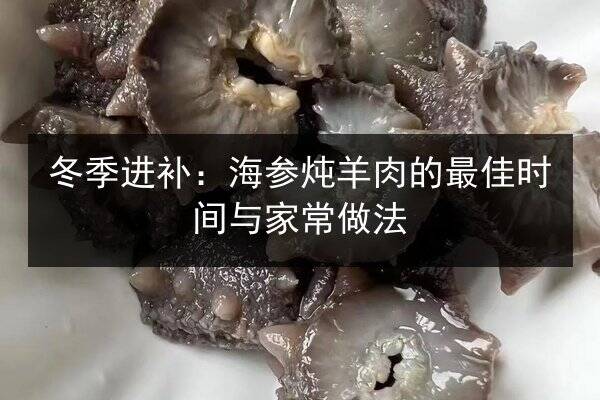 冬季进补:海参炖羊肉的最佳时间与家常做法