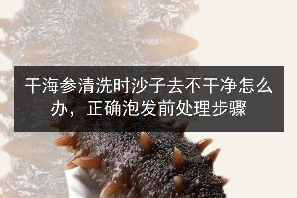 干海参清洗时沙子去不干净怎么办，正确泡发前处理步骤