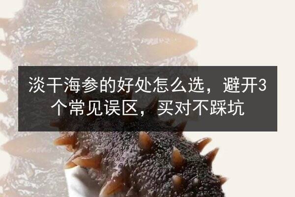 淡干海参的好处怎么选,避开3个常见误区,买对不踩坑