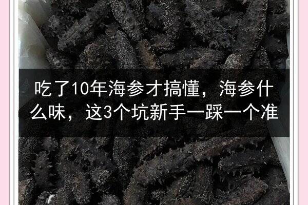 吃了10年海参才搞懂,海参什么味,这3个坑新手一踩一个准