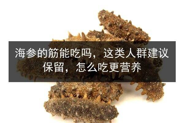 海参的筋能吃吗,这类人群建议保留,怎么吃更营养