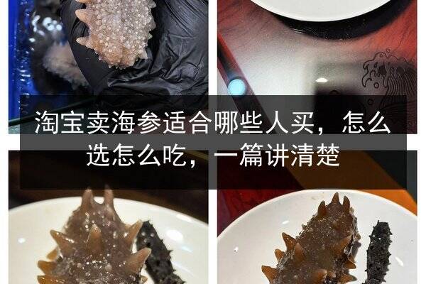 淘宝卖海参适合哪些人买,怎么选怎么吃,一篇讲清楚