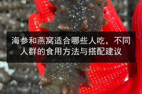 海参和燕窝适合哪些人吃，不同人群的食用方法与搭配建议