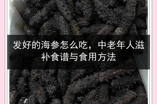发好的海参怎么吃,中老年人滋补食谱与食用方法