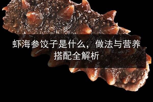 虾海参饺子是什么,做法与营养搭配全解析