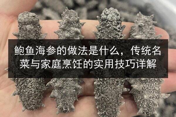 鲍鱼海参的做法是什么,传统名菜与家庭烹饪的实用技巧详解