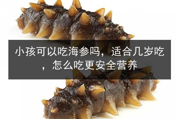 小孩可以吃海参吗,适合几岁吃,怎么吃更安全营养