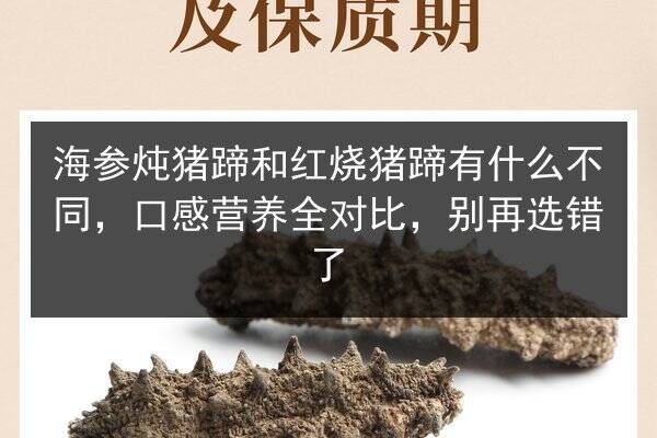 海参炖猪蹄和红烧猪蹄有什么不同，口感营养全对比，别再选错了
