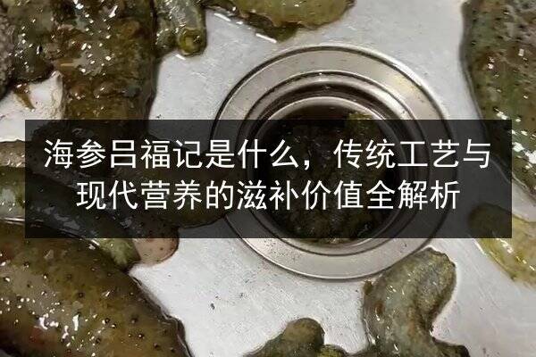 海参吕福记是什么,传统工艺与现代营养的滋补价值全解析