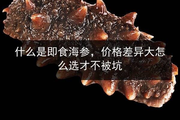 什么是即食海参,价格差异大怎么选才不被坑
