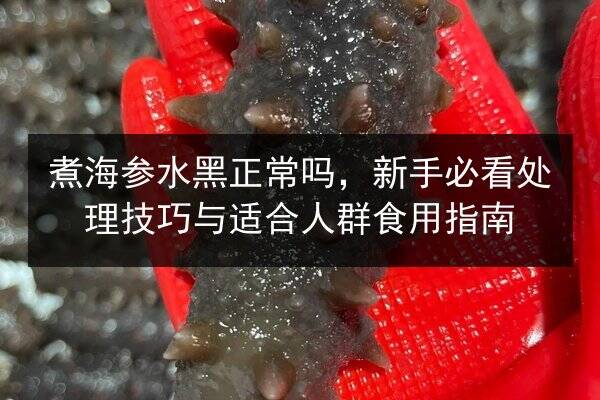 煮海参水黑正常吗,新手必看处理技巧与适合人群食用指南