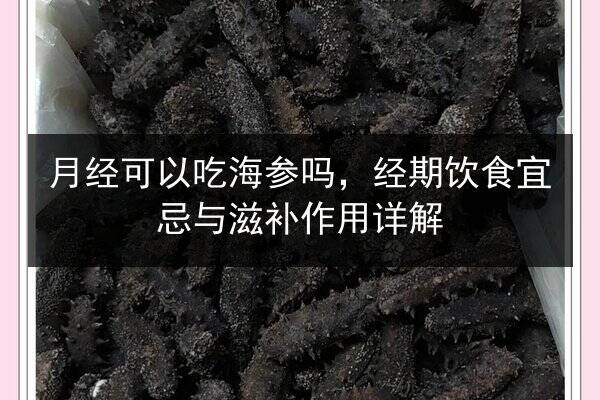 月经可以吃海参吗,经期饮食宜忌与滋补作用详解