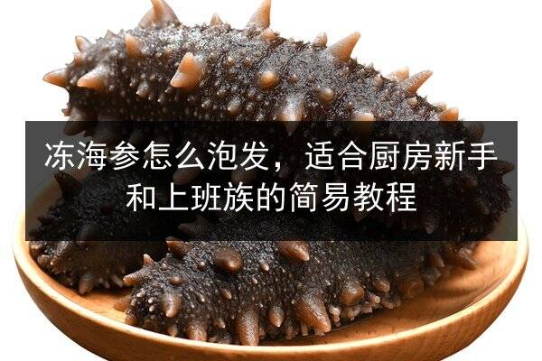 冻海参怎么泡发,适合厨房新手和上班族的简易教程