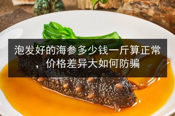 泡发好的海参多少钱一斤算正常，价格差异大如何防骗