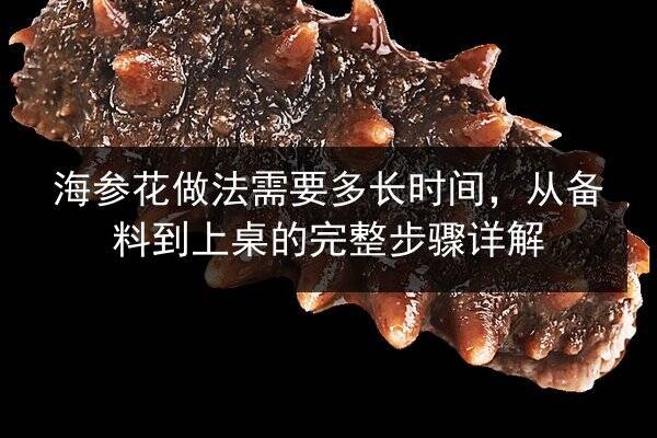 海参花做法需要多长时间,从备料到上桌的完整步骤详解