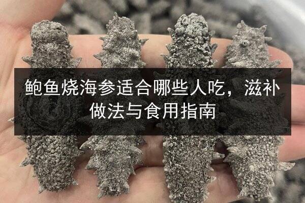 鲍鱼烧海参适合哪些人吃，滋补做法与食用指南