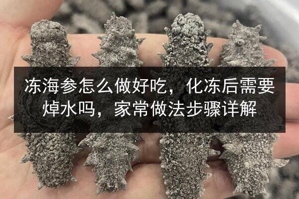 冻海参怎么做好吃,化冻后需要焯水吗,家常做法步骤详解