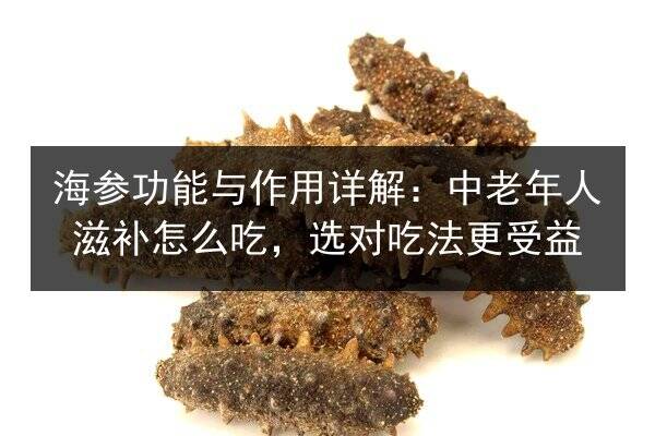 海参功能与作用详解:中老年人滋补怎么吃,选对吃法更受益