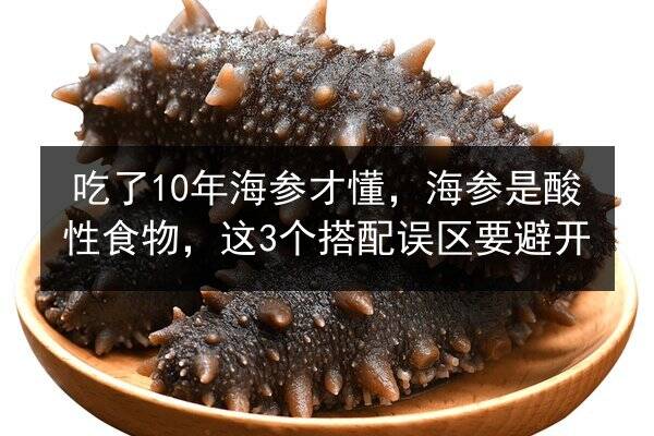 吃了10年海参才懂，海参是酸性食物，这3个搭配误区要避开