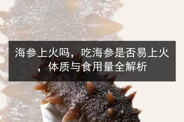 海参上火吗,吃海参是否易上火,体质与食用量全解析