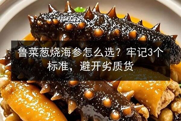 鲁菜葱烧海参怎么选?牢记3个标准,避开劣质货