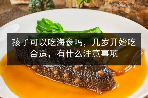 孩子可以吃海参吗,几岁开始吃合适,有什么注意事项