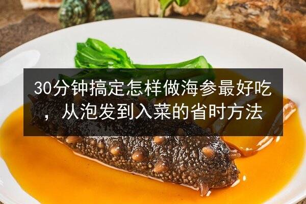 30分钟搞定怎样做海参最好吃,从泡发到入菜的省时方法