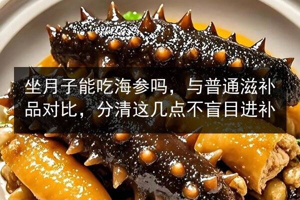 坐月子能吃海参吗，与普通滋补品对比，分清这几点不盲目进补