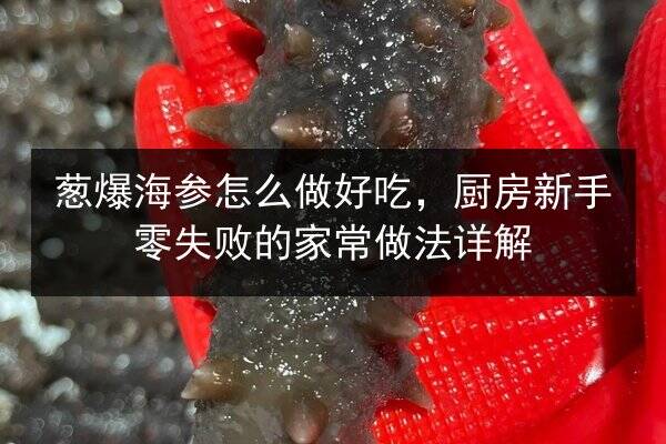 葱爆海参怎么做好吃,厨房新手零失败的家常做法详解