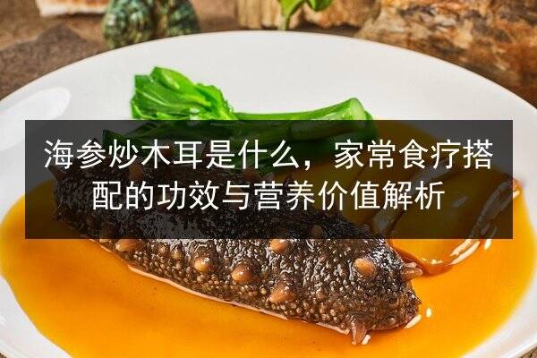 海参炒木耳是什么,家常食疗搭配的功效与营养价值解析