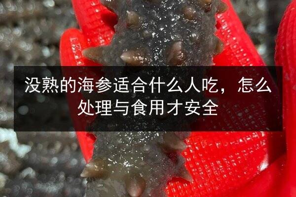 没熟的海参适合什么人吃，怎么处理与食用才安全