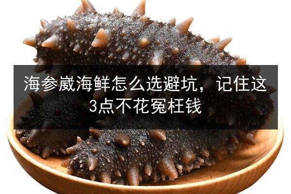 海参崴海鲜怎么选避坑，记住这3点不花冤枉钱
