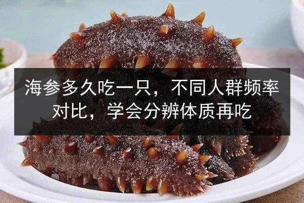 海参多久吃一只,不同人群频率对比,学会分辨体质再吃
