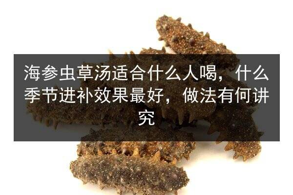 海参虫草汤适合什么人喝，什么季节进补效果最好，做法有何讲究