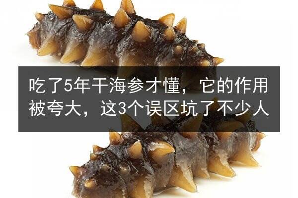 吃了5年干海参才懂,它的作用被夸大,这3个误区坑了不少人